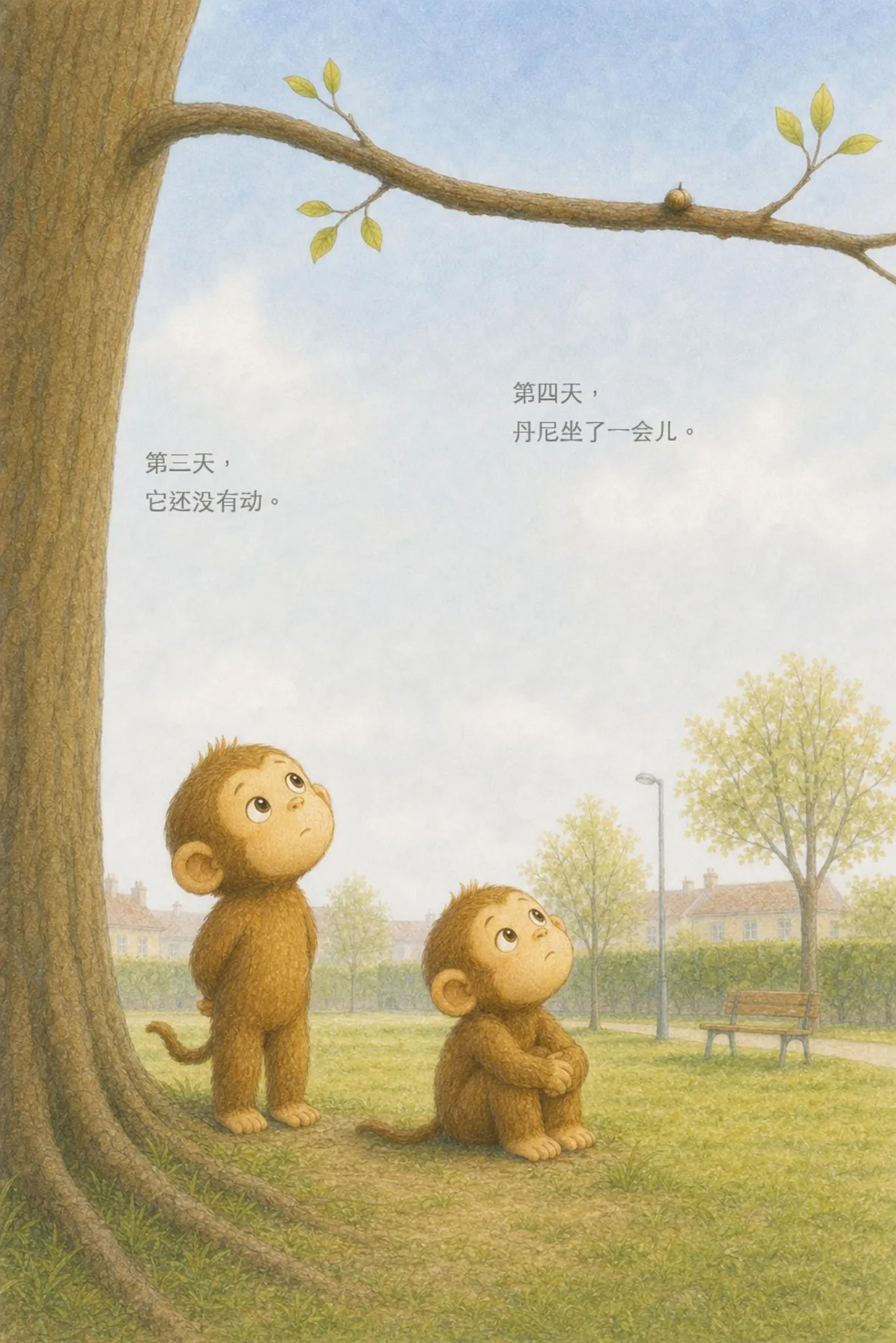丹尼一次又一次回来等待